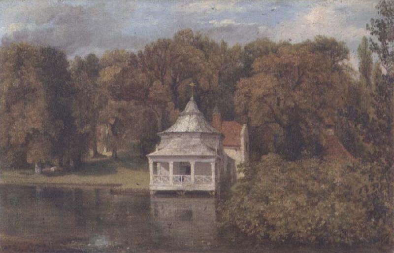 John Constable The Quarters'behind Alresford Hall oil painting image
